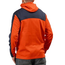 KLIM Men's Glacier Hoodie Size Large - Fiery Red - Dress Blues