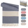MyStilo 100% Recycled Cotton Hammam Towel (Petrol Blue)