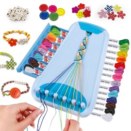 Bracelet Making Kit for Girls - Friendship Bracelet Kit - Birthday Gifts Ideas for Kids Girls Ages 6 7 8 9 10 11 12 Year Old, Arts and Crafts for Kids Ages 8-12 Teen Toys String Bracelets DIY Maker
