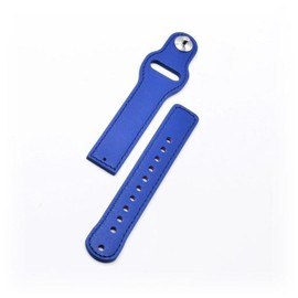 Leather Band for Fitness Tracker- Comfortable & Stylish Colored Durable Wearable Band Accessories - Band color: Navy Blue
