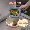 JOKHOO Whale-shaped Foldable Drainage Baskt, Silicone Strainer Basket, Drain Basket,