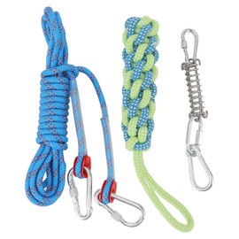 Spring Pole Dog Rope Toy Muscle Builder Interactive Dog Hanging Rope Toy for Small Medium Large Dogs