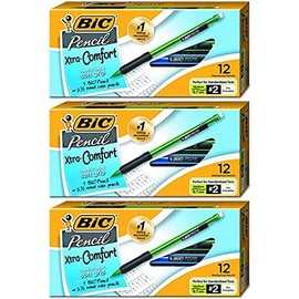 Xtra-Comfort Mechanical Pencil, Medium Point (0.7mm), 12 Count Pack of 3