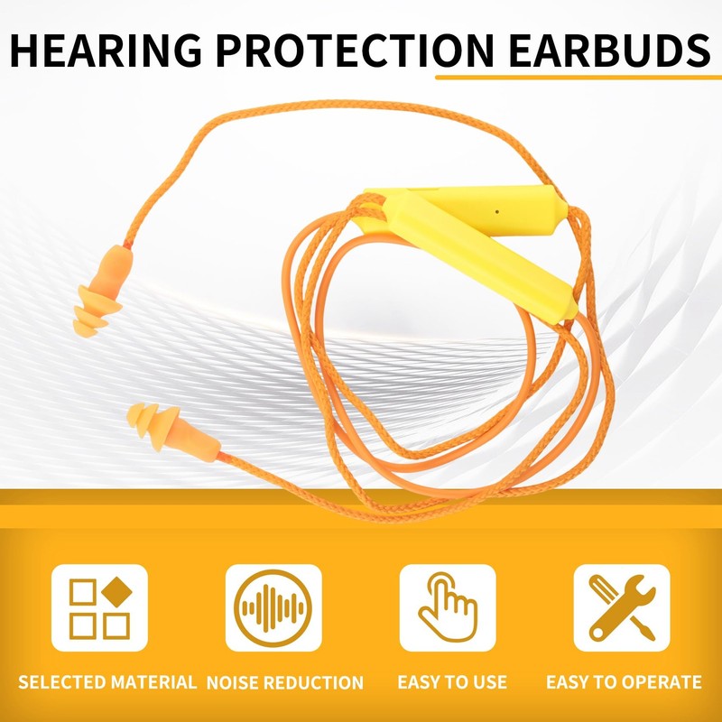 Atelierate Ear Plugs Bluetooth Headset Noise Reduction Earphone for Work