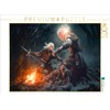 CALVENDO Puzzle Witcher vs. Demon Battle | 1000 Pieces Size