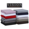 Vision Fitted sheet, 100% cotton, Pink, 160 x 200 cm
