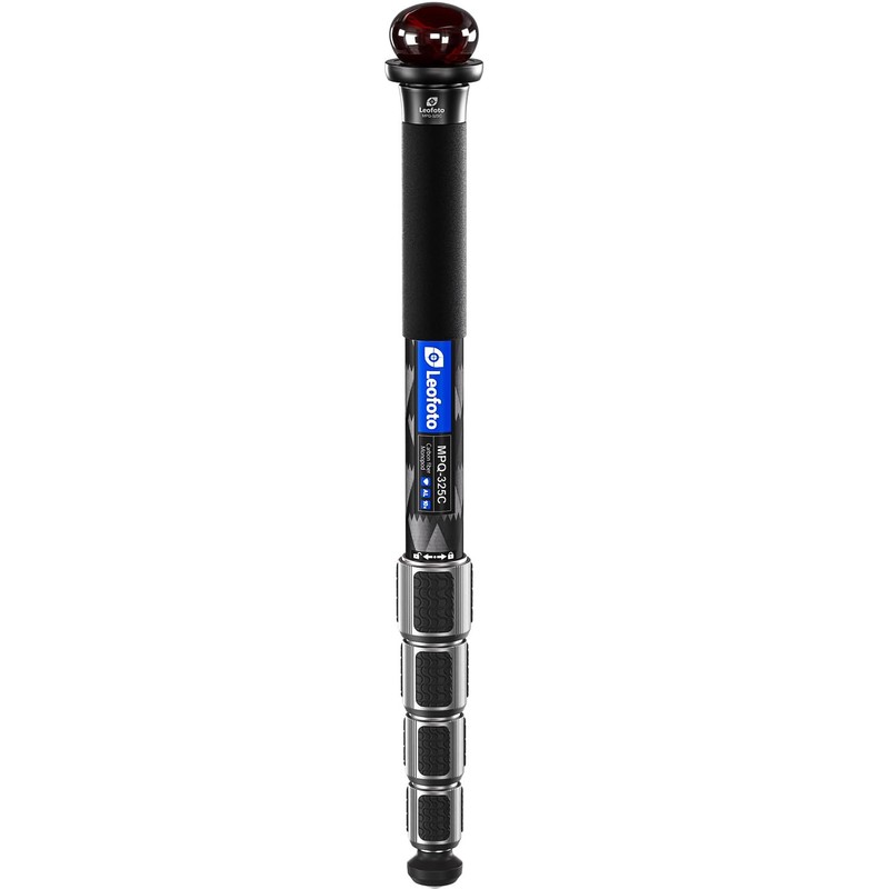 Leofoto 037973 Monopod Accessories CHG-01 Black Carbon Handle Monopod Cane