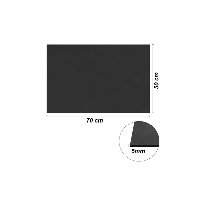 Lamina Espuma Pvc Carton Pluma Foamboard Corte 70x50cm 5 Pzs