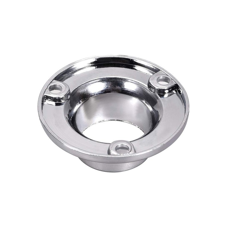 sourcing map Closet Rod Flange,22mm/0.87inch Dia, Wardrobe Socket Bracket Support