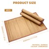 Piuluvor® Set of 4 Bamboo Placemats, 45 × 30 cm