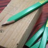 Faithfull FSC Wood Carpenters Pencils 10 Pack - Hard (Green)