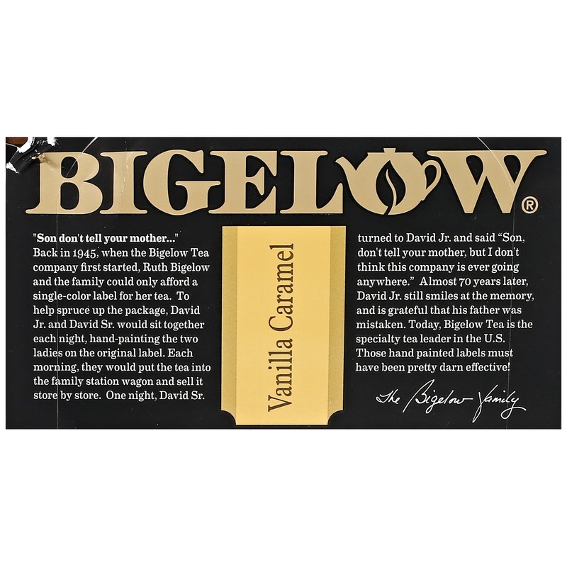 Bigelow Vanilla Caramel Black Tea (20 Teabags)