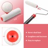 FLY HAWK Paint Roller Kit, 4 FT Stainless Steel Pole