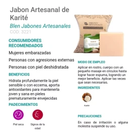 Blen Jabones Artesanales De Karité Reestructurante Kit 2 Pza Blen