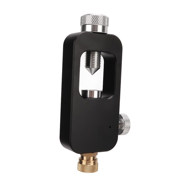 Aluminium Alloy Diving Oxygen Cylinder Refill Adapter Black Anti Rust