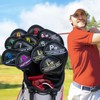 Golf Iron Covers Magnetic Wedge Cover Club Head Cover Set