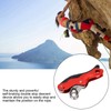 Aluminum Magnalium Alloy Self‑Braking Stop Descender for 10‑12mm Rope Climbing