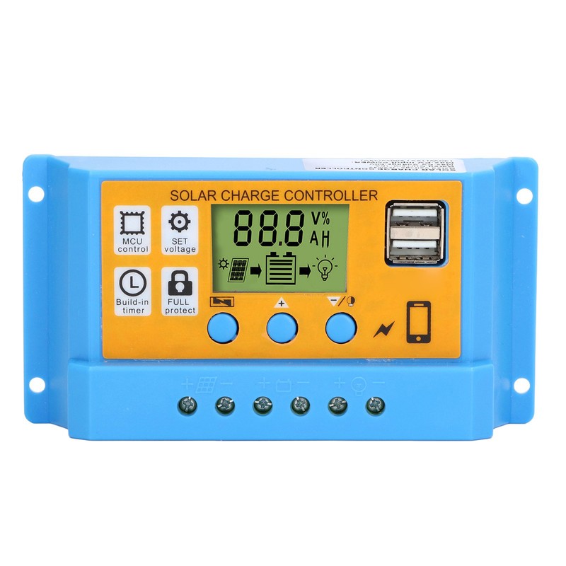 Solar Controller Digital Display Solar Panel Charge Controller Battery Intelligent