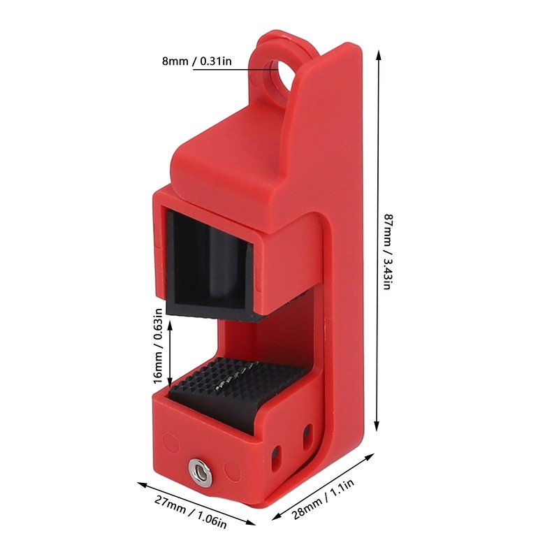 6Pcs Circuit Breaker Lockout Bundle Grip Style Standard Lock Tag