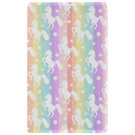 Magic Rainbow Unicorn Horse Duplex Receptacle Outlet Cover Wall Plate Switch Plates Size 1 Gang 2.9" X 4.6" Kids Decorative Nursery Teen Toddler Room Bedroom Bathroom Decor