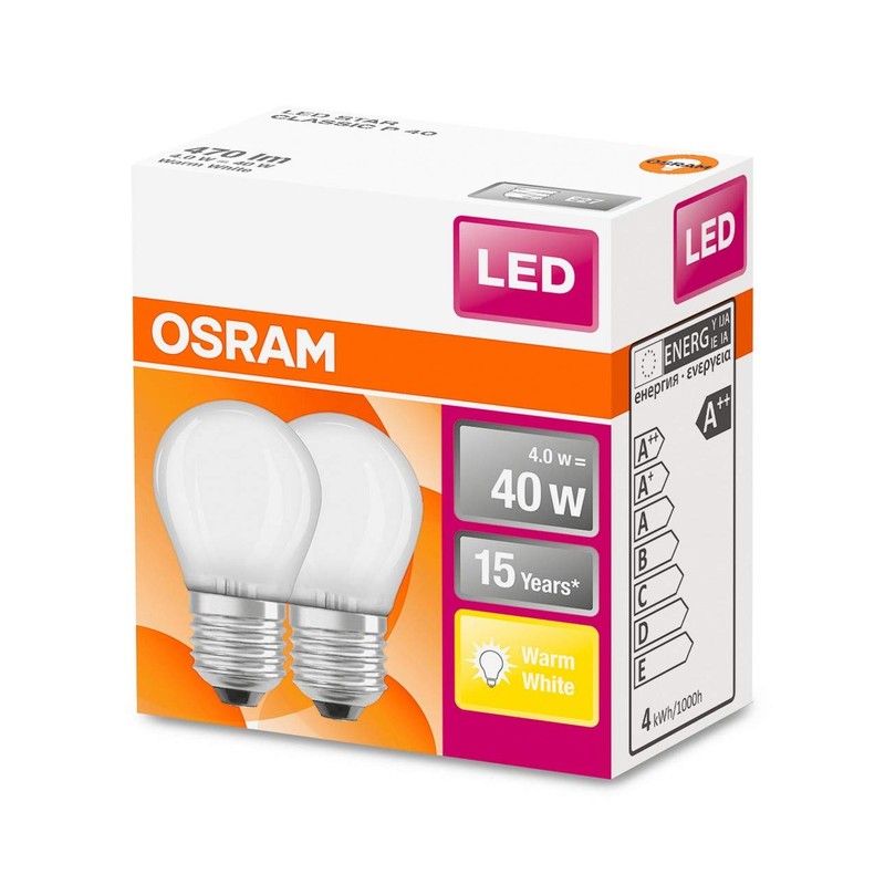 OSRAM LED Star Classic P 40 FS Warm White Filament