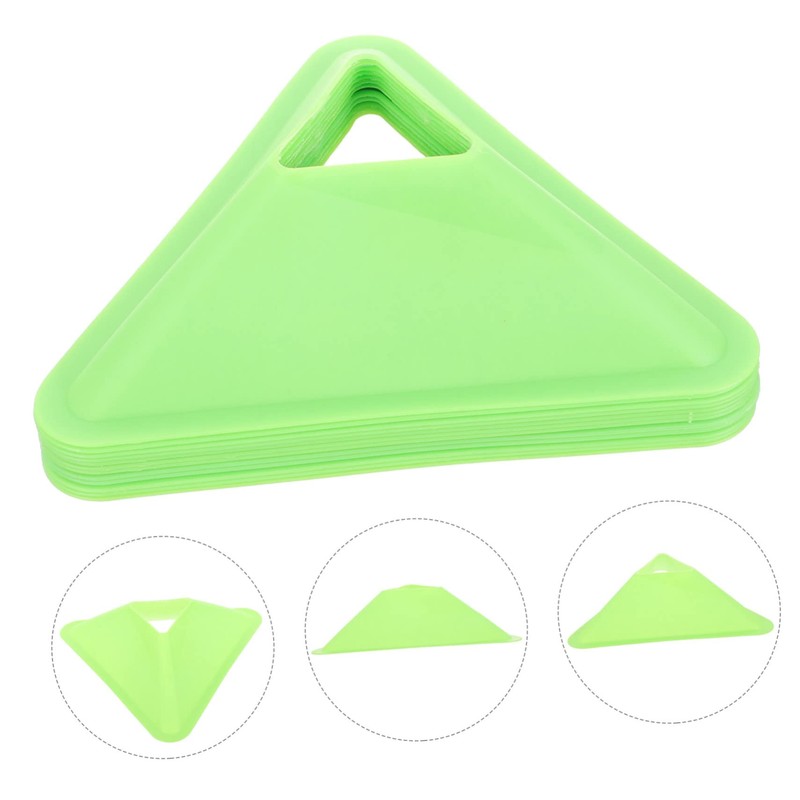 Kisangel 12pcs Multi-Function Soccer Training Cones Pe Agility Markers for
