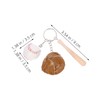 SAFIGLE 3pcs Baseball Keychain Mini Softball Keychains Stylish Bag Accessories