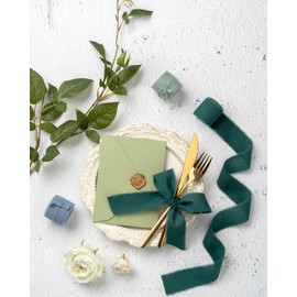 AOKSUNOVA 3.8 cm Gift Ribbon Pink Cotton Ribbon Ribbon Wedding Wide Fabric Ribbon Fringe Ribbon