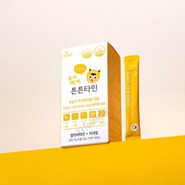 The Day Our Baby Tuntuntamin Immune Boosting Multivitamin Mineral Baby Vitamin D Mango Flavor (30 Packets) (N4) / 더데이 우리아이 튼튼타민 면역증진 멀티비타민 미네랄 아기비타민D 망고맛(30포) (N4)