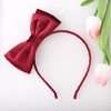 Christmas Bow Hairband Headband for Girls Kids Double Layer Bow