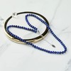Philip Jones Lapis Mini Beaded Gemstone Necklace