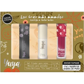 Yuya Set edición especial versión mini: Máscara negra + gel de cejas + Tinta Ying Yang