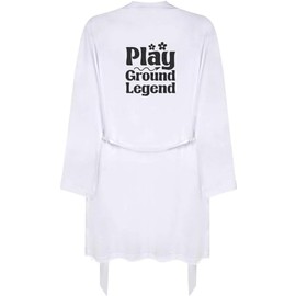 Large 'Playground Legend Funny Text ' Adult Dressing Robe/Gown (RO00107230)