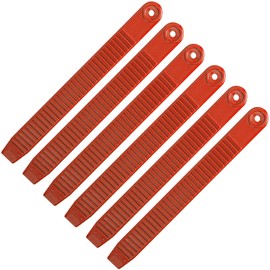 3 Pairs of Snowboard Ankle Straps Replacement Binding - Snowboard Binding Straps - Ski Skate Straps for Ladder, Replacement Inline Skates (Red)