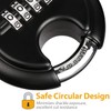 DAYGOS Heavy Duty Combination Padlock - Outdoor Stainless Steel Disc