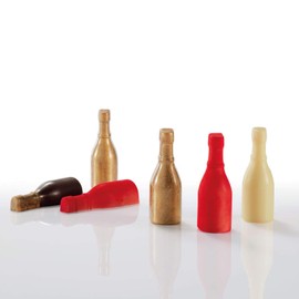Martellato MA3011 Chocolate Mold with 18 Half-Wine-Bottle Cavities