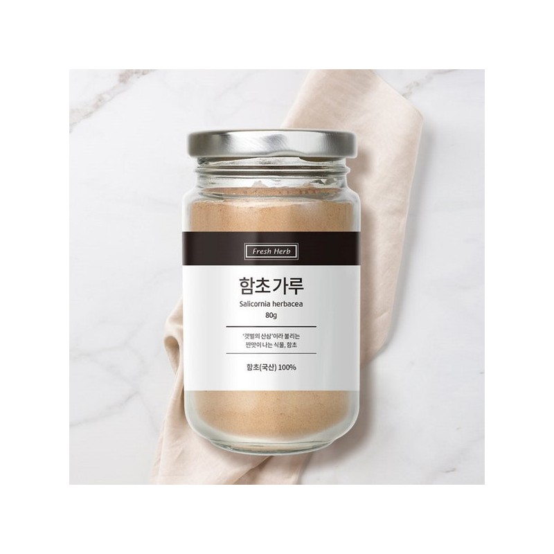 100% 국산 함초가루 80g 100% Domestic Hamcho Powder 80g