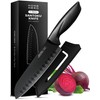 Home Hero 2 Pcs Santoku Knife with Sheath - High