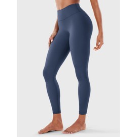 YEOREO Hidden Butt Scrunch Womens Workout Leggings Butt Lifting 25" Tummy Control Yoga Pants High Waist Edwine Legging Navy Blue S