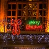 LAMPHOME 2 Pack Lighted Merry Christmas and Bow Christmas Window