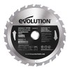 Evolution Power Tools GW185TCT-24 General Wood Carbide Tipped Blade, 185 mm, Silver