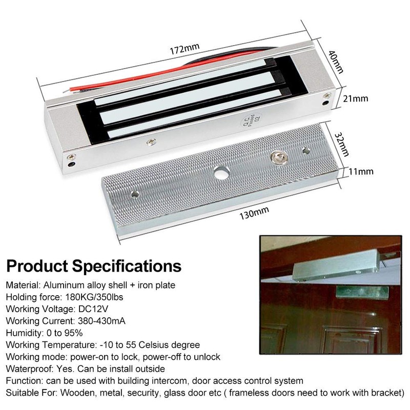 OBO HANDS Stand-Alone Waterproof Door Access Control System Kit with