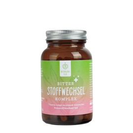 BitterLiebe® Bitter Metabolism * Complex - 90 High Dose Capsules with Choline, Zinc, Vitamins & Bitter Substances - For Normal Fat and Energy Metabolism * - Vegan & Made in Germany