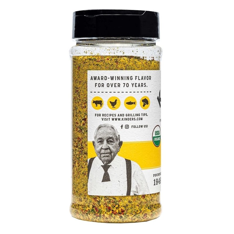 Kinder's Organic Buttery Steakhouse Seasoning Rub, 10.4 Ounce