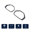 MXT-23 Real Carbon Fiber Side View Mirror Frame Cover Ring