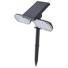 Solar Motion Sensor Wall Light 2 Heads IP65 Waterproof High