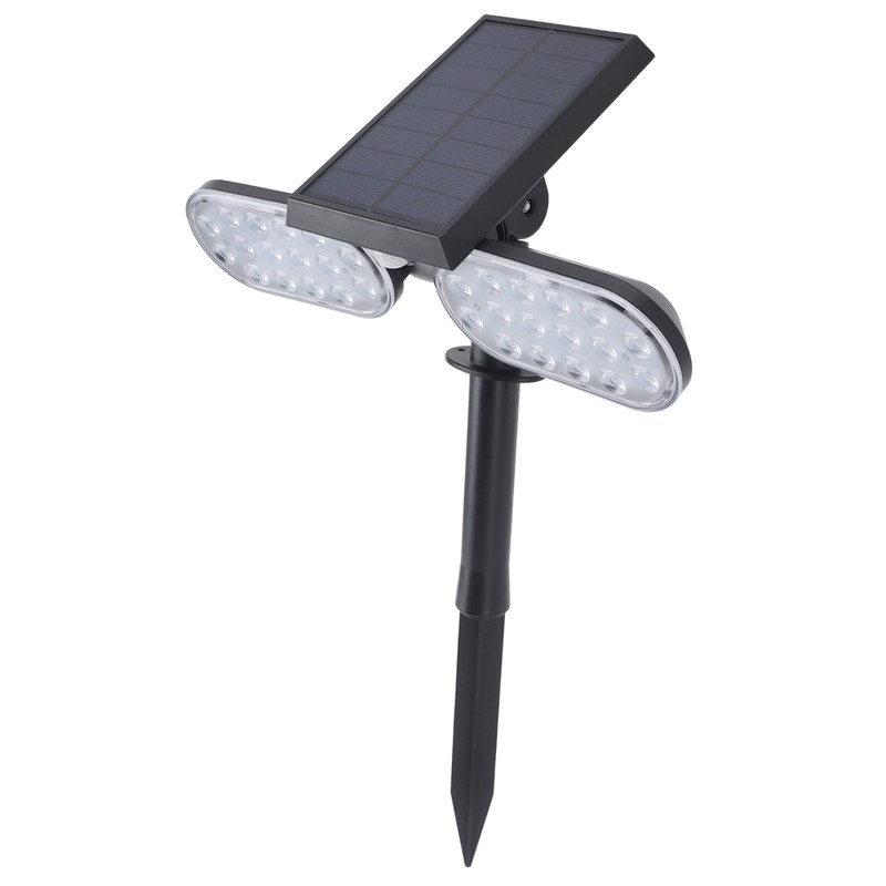 Solar Motion Sensor Wall Light 2 Heads IP65 Waterproof High