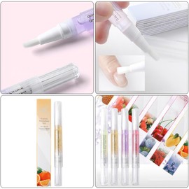 Mikikit Lápiz para Cutículas Aceite Nutritivo para Uñas, 10 Piezas, Hidratante y Reparador, Adecuado para Manicura en Casa y Cuidado de Uñas Secas Varios estilos