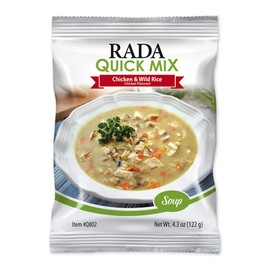 Rada Chicken & Wild Rice Soup Mix, Made in USA, Pack of 3