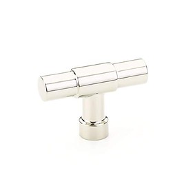 Emtek Jasper Finger Pull, 2" Overall, Polished Nickel